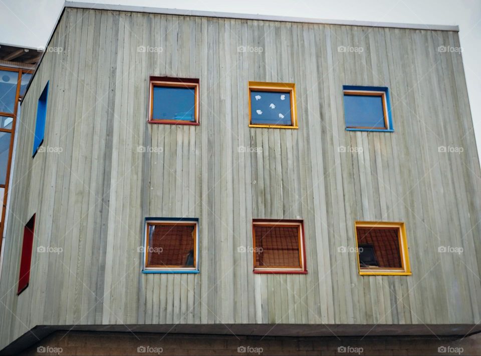 Interesting architecture of a kindergarten