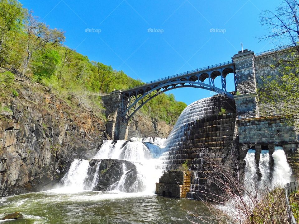 New Croton Reservoir and Dam at Croton Gorge 