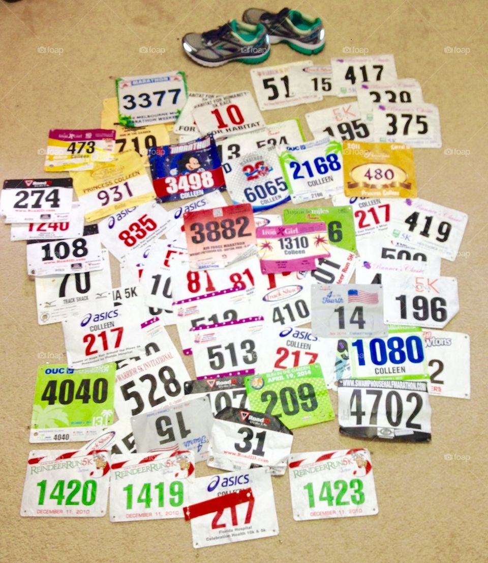 Race bibs 