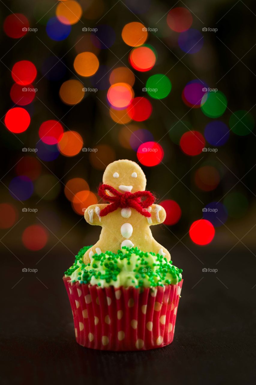 Xmas cupcake