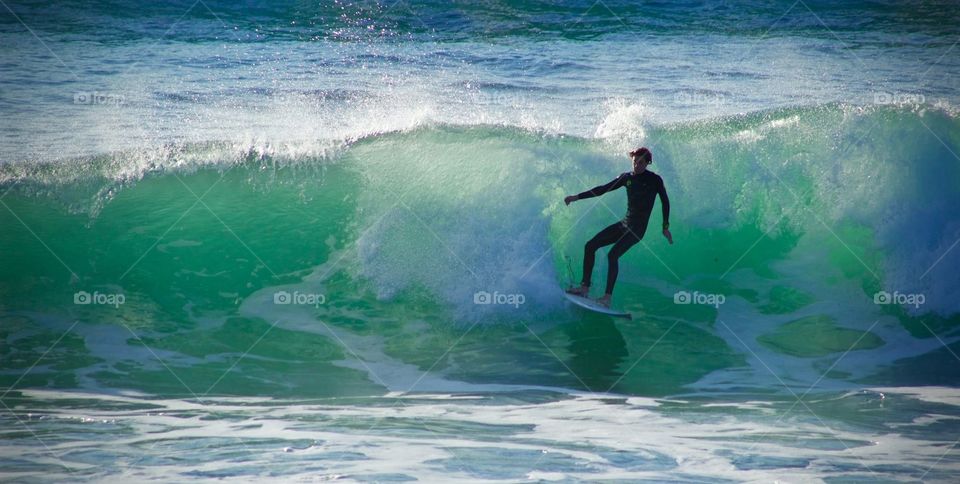 Surfer in San Diego California 