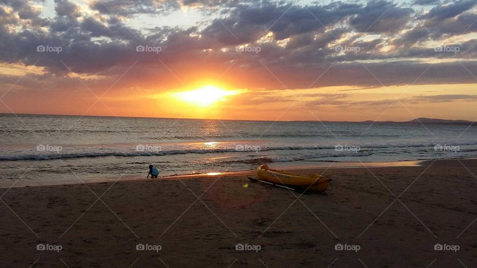 Sunset in Uruguay