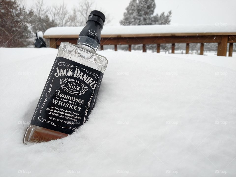 Jack Daniels Whiskey Snowstorm