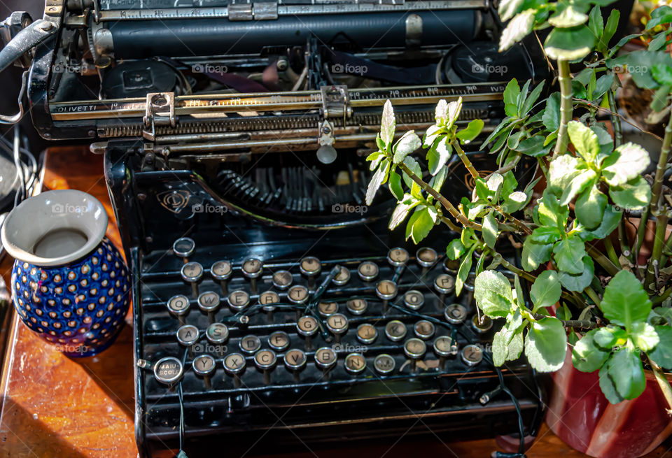 Vintage typewriter