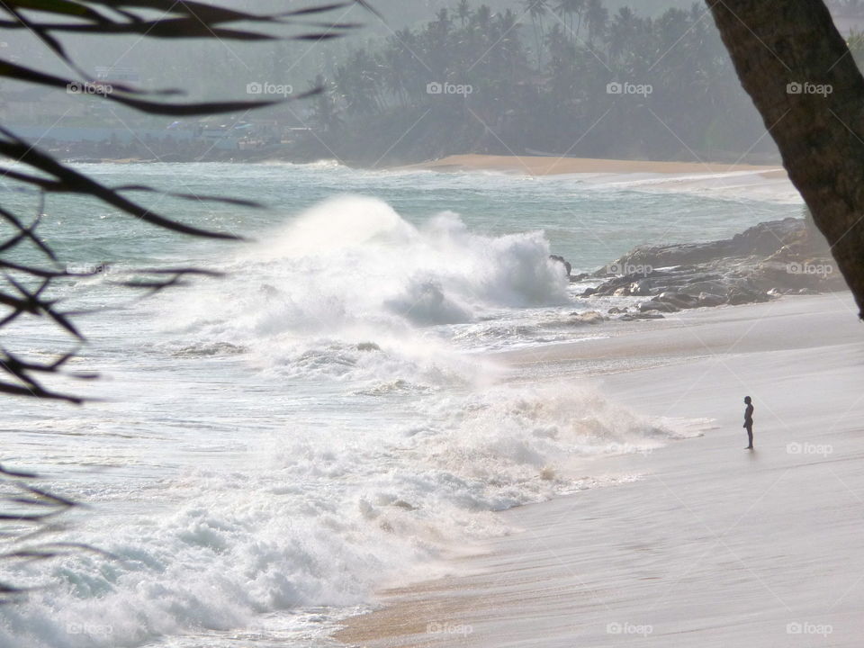 Troubled sea Water in Kerala