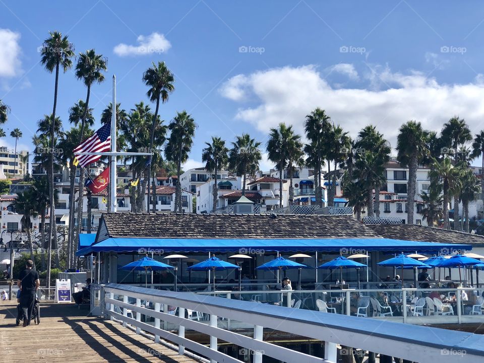 Foap Mission Landscape Beauty! Umbrellas, Skyline, Palm Trees San Clemente California!