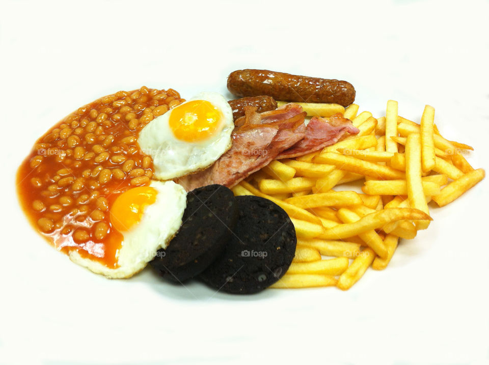 English breakfast Scene 
