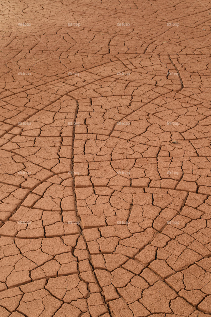 Ground texture arid climate
