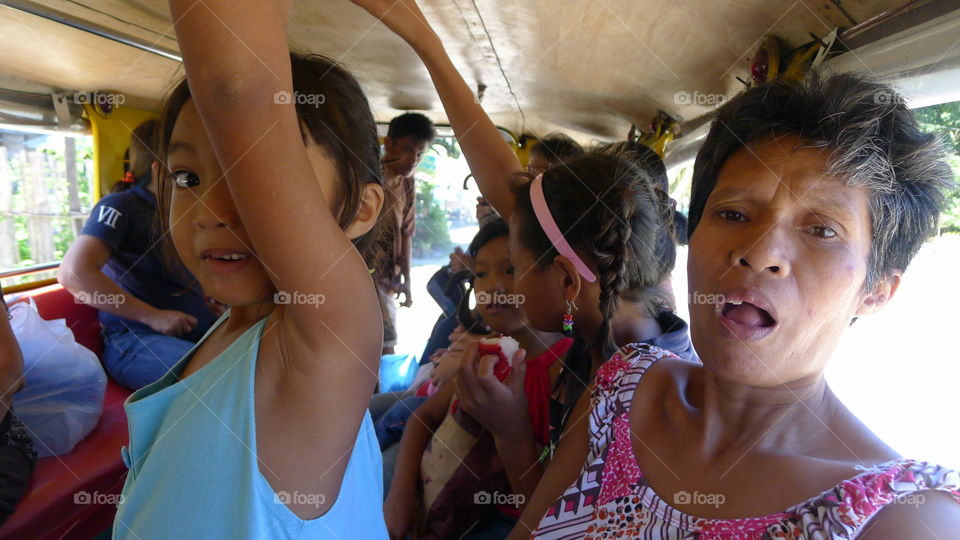 Inside the Jeepney