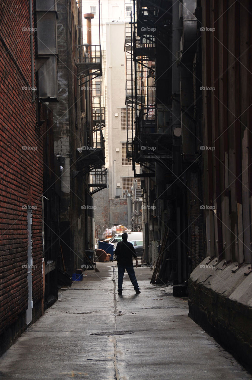 city california alley downtown by binaryblogger
