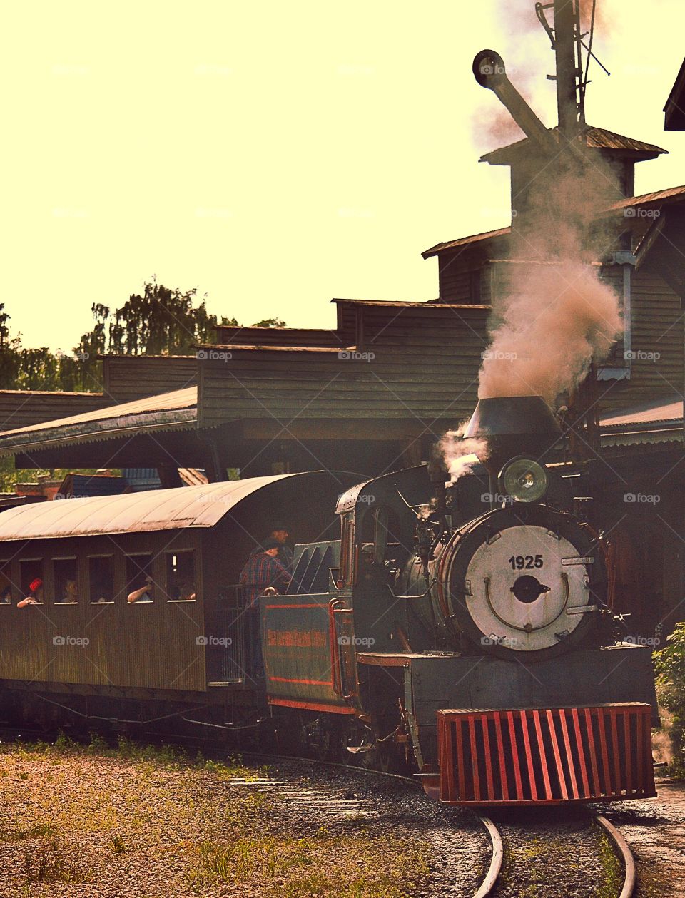 Old train. A very old train