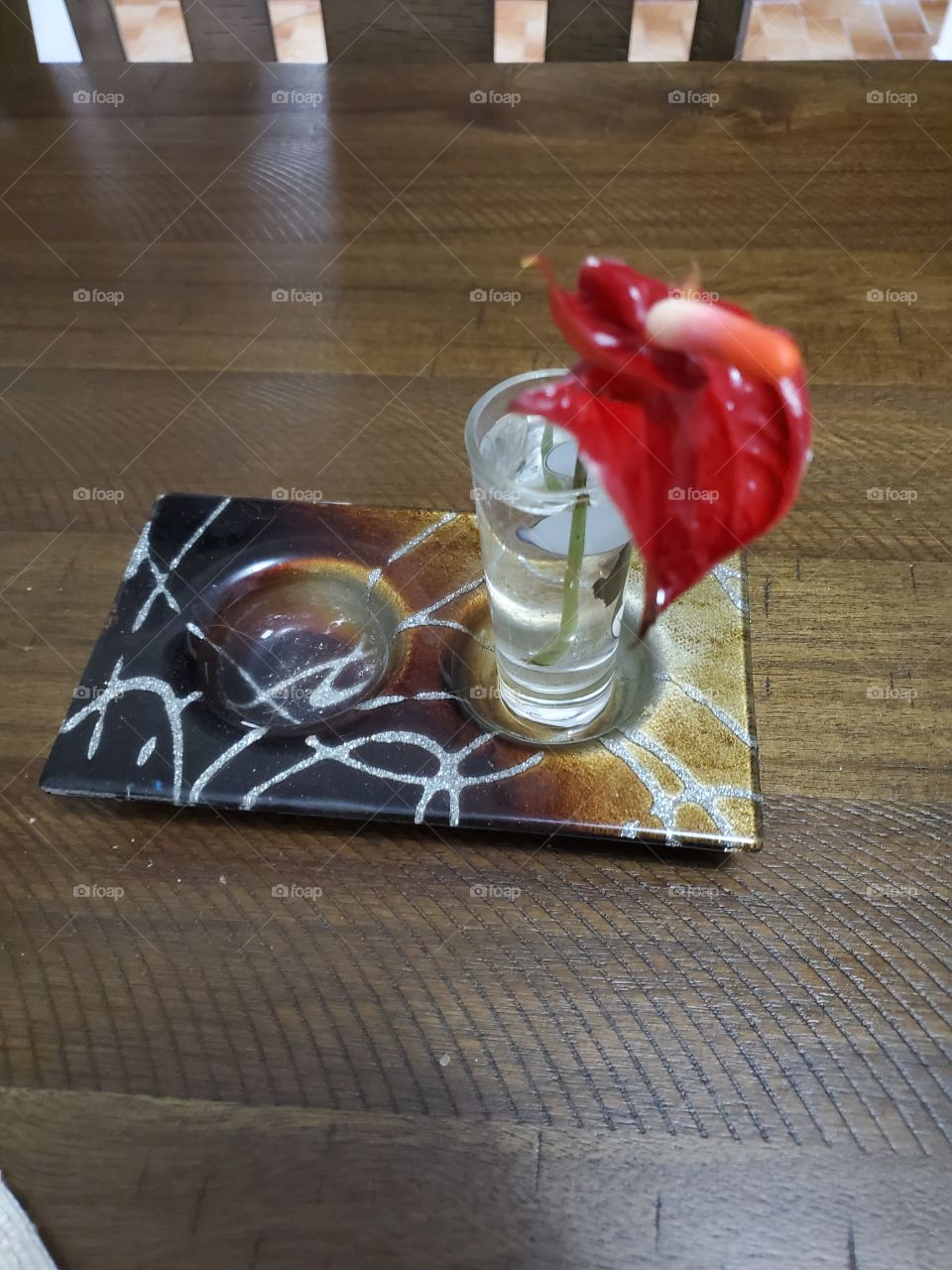 beautiful red anturium