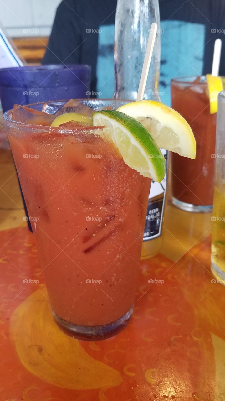 Bloody Mary with Lemon Lime