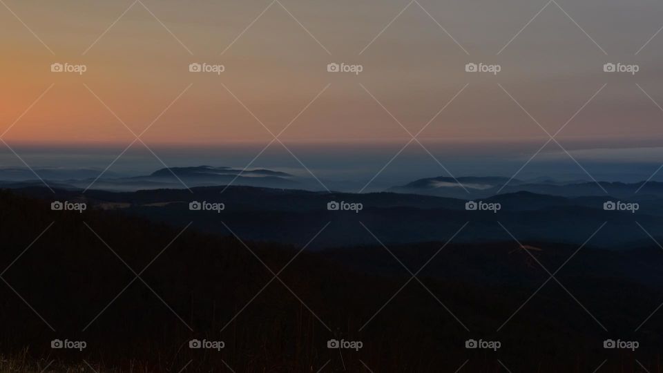 Looking towards the night