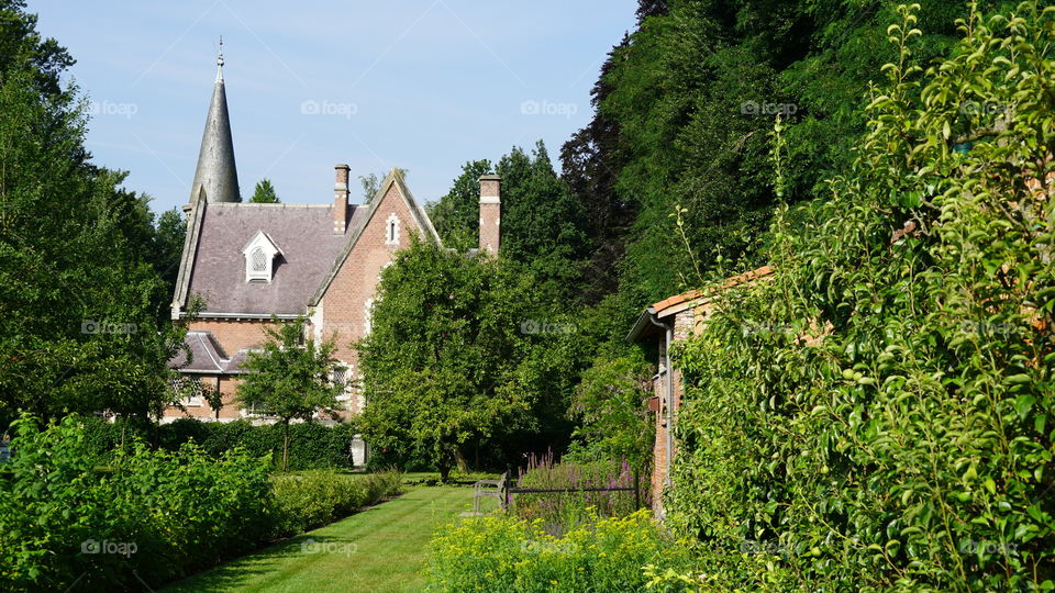 A garden in Antwerp.
