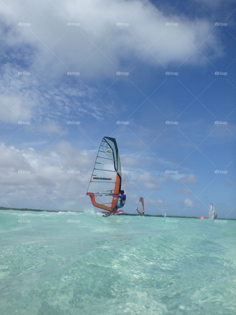 Windsurfer in Bonaire