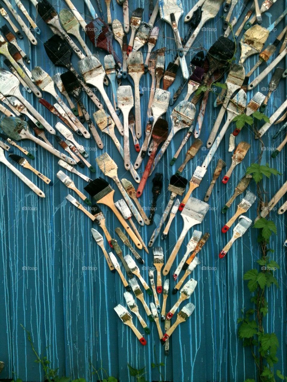 sweden blue paint halmstad by lenacarlsson