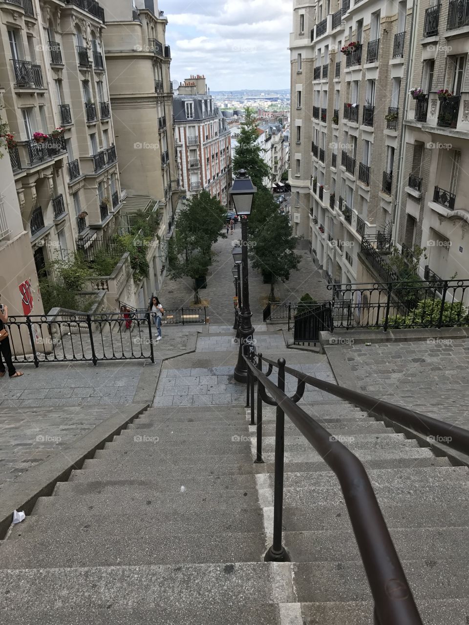 Stairs at Montmartre 