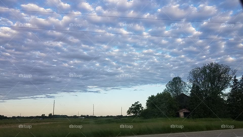 Early morning clouds