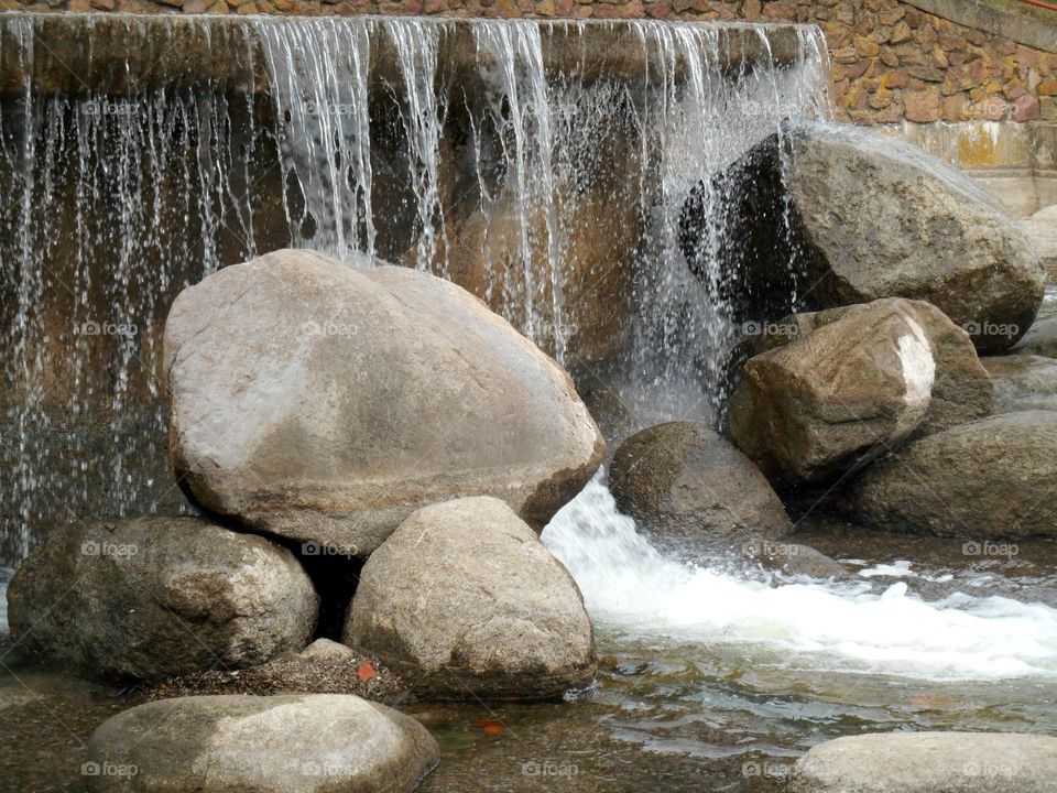 stones waterfall