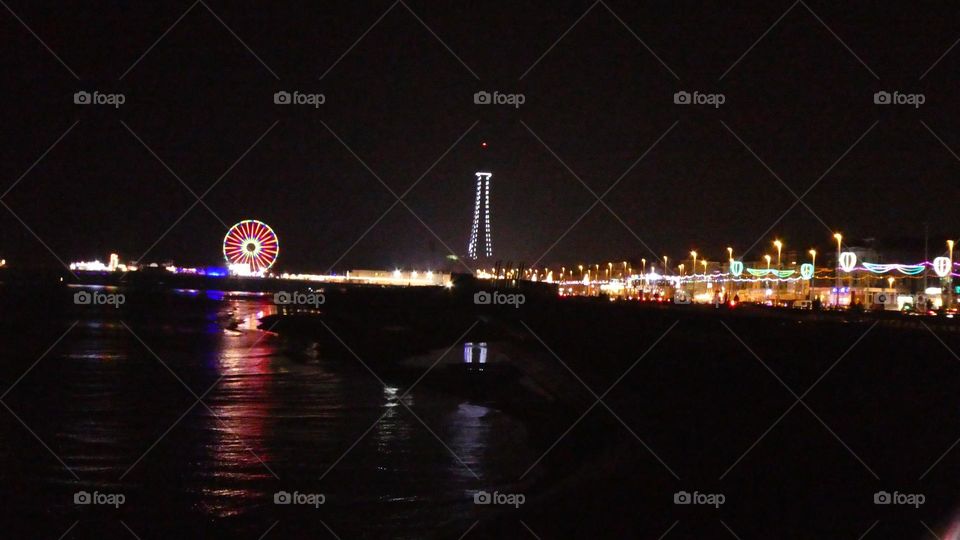 A Night View of Blackpool Illumination 
