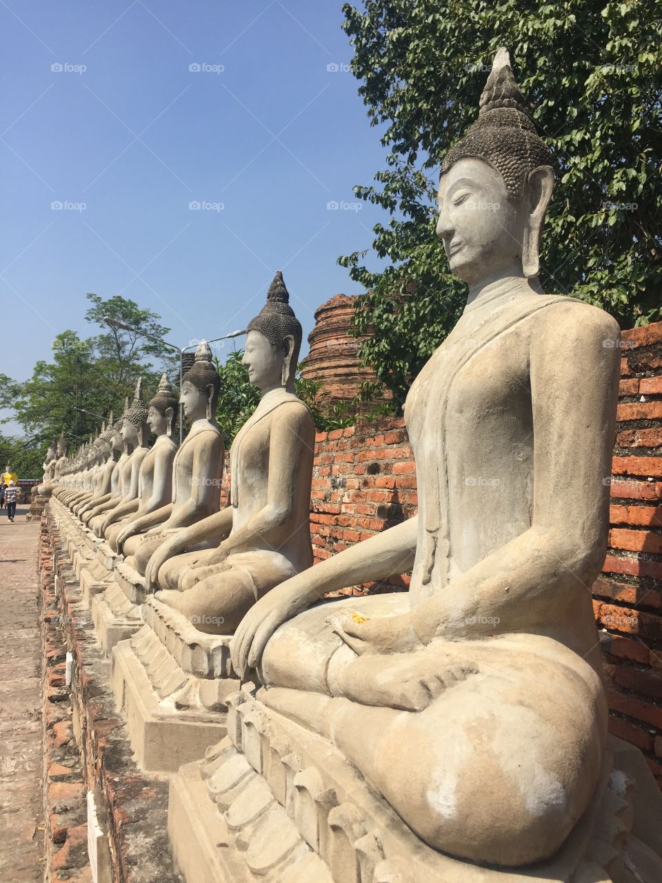 Ayutthaya just north of Bangkok is the countries old capital with many temples to visit 