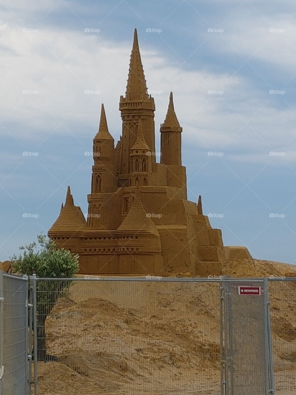 Sand Castle in Belgium