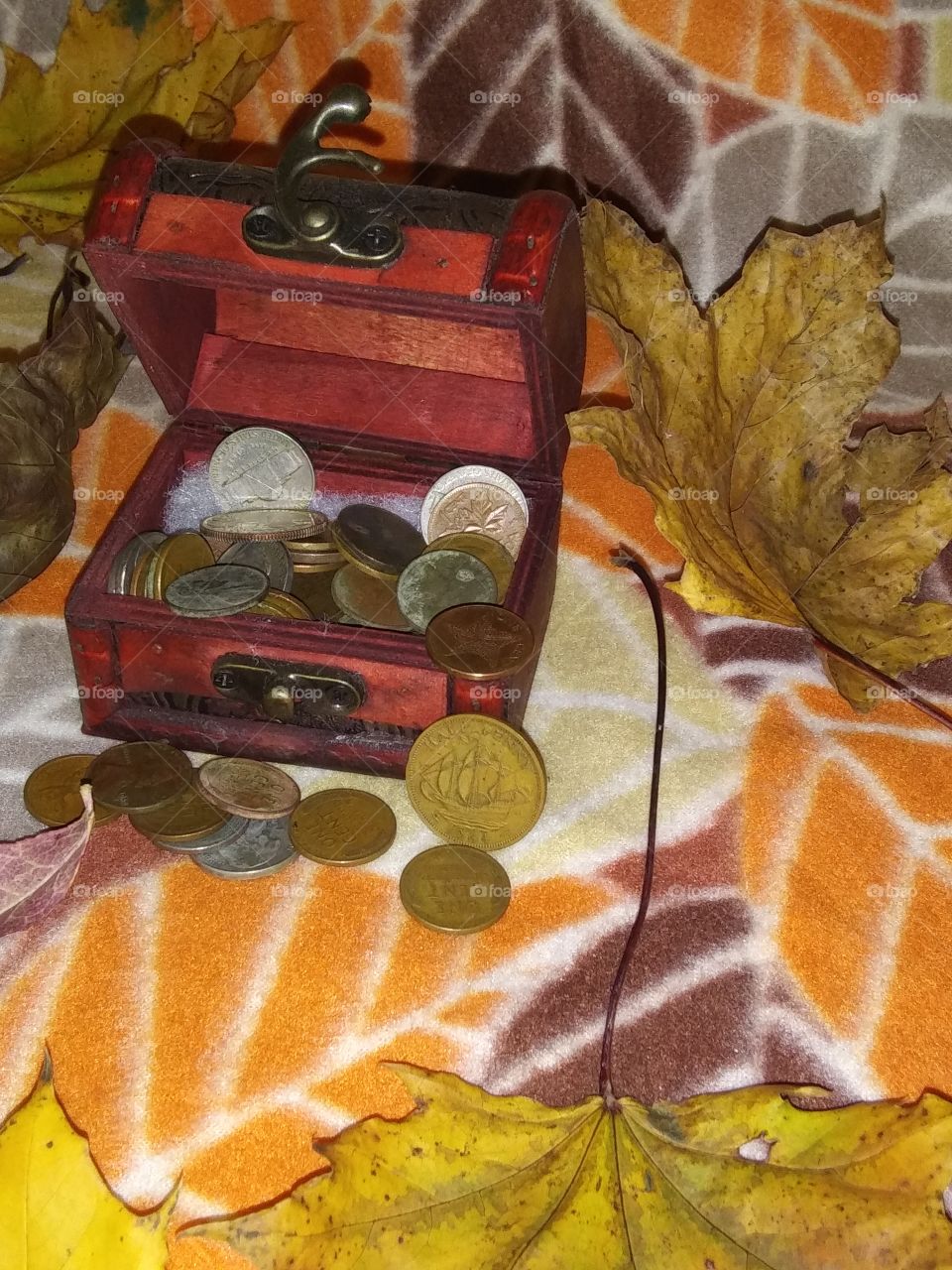 old and foreign coins