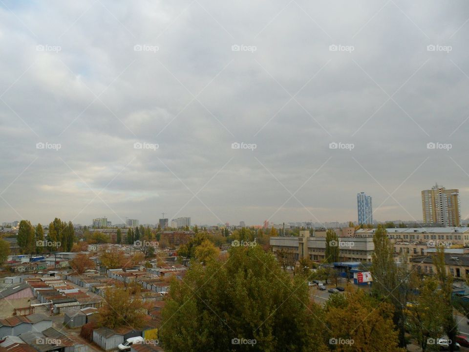 Kyiv city landscape