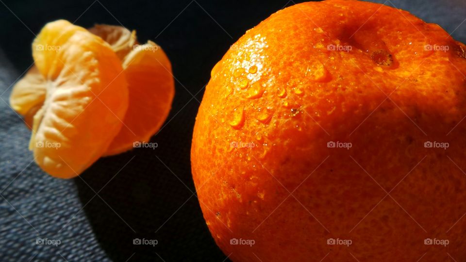 Close-up of a orange