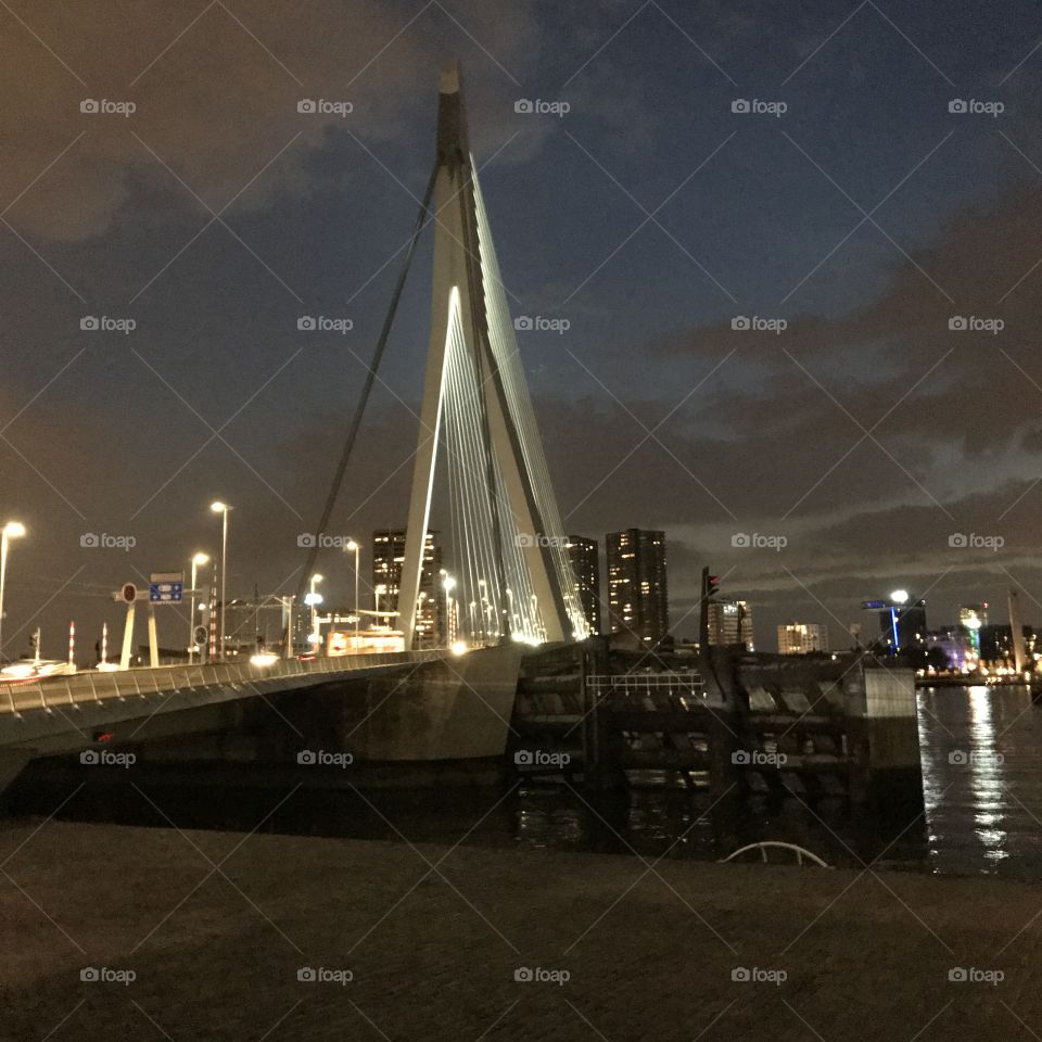 A bridge in Rotterdam in the Netherlands