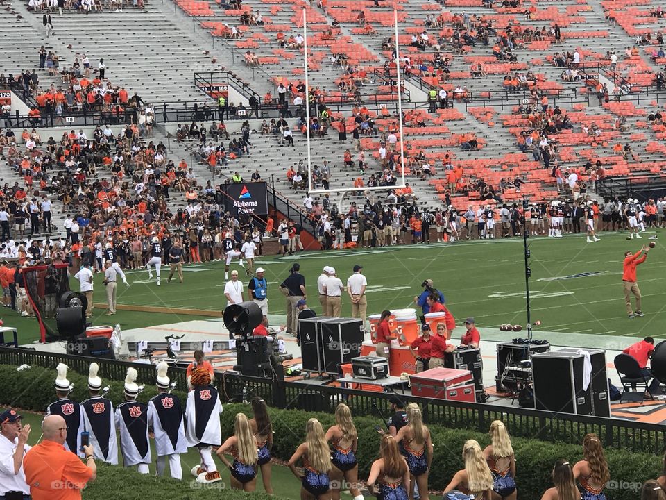 Bryant Denny football stadium Auburn University marching band