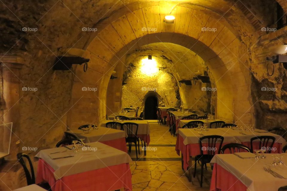 Da Pancrazio Restaurant 
Rome, Italy
Believed to be the site where Brutus stabbed Caesar!