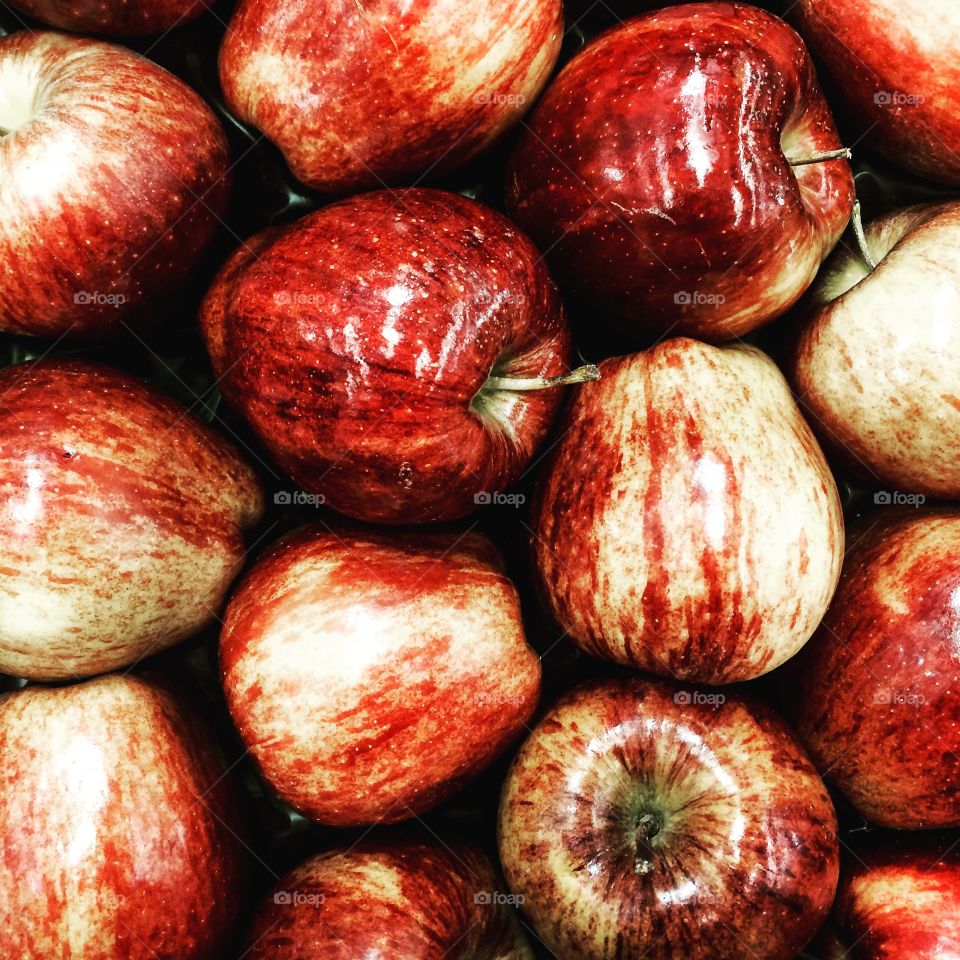 Close-up of red apples