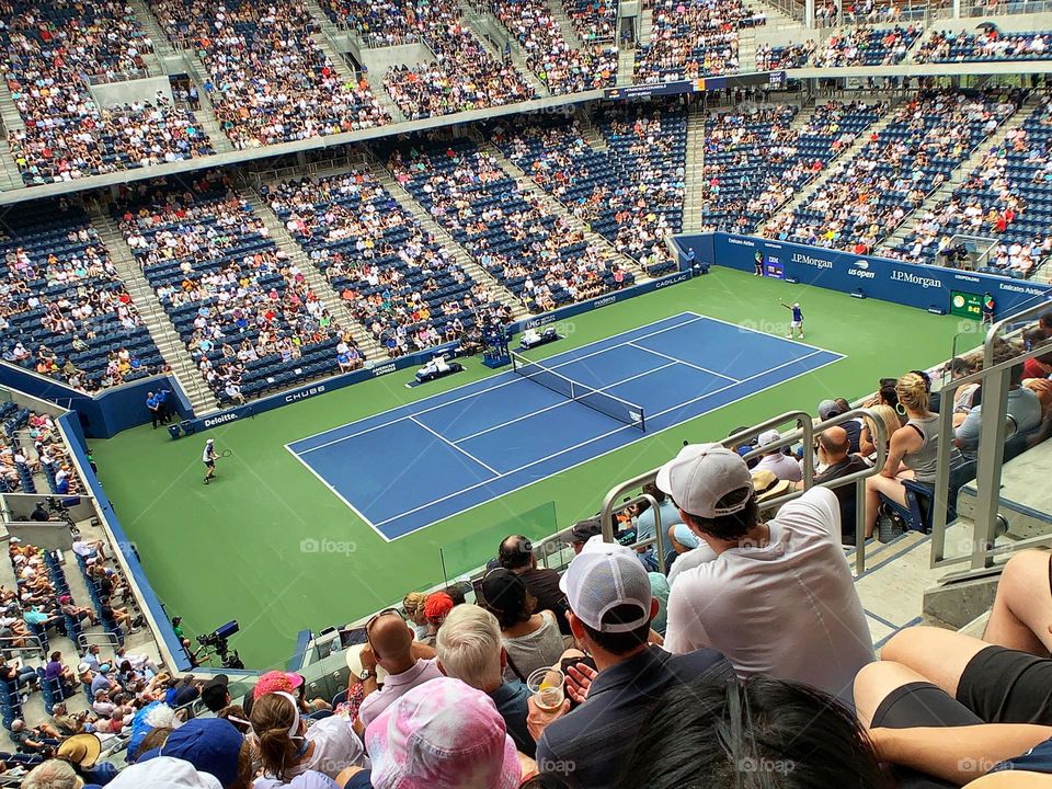 US Open Tennis match 2022.