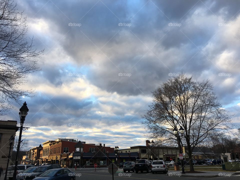 Skies over New Milford 