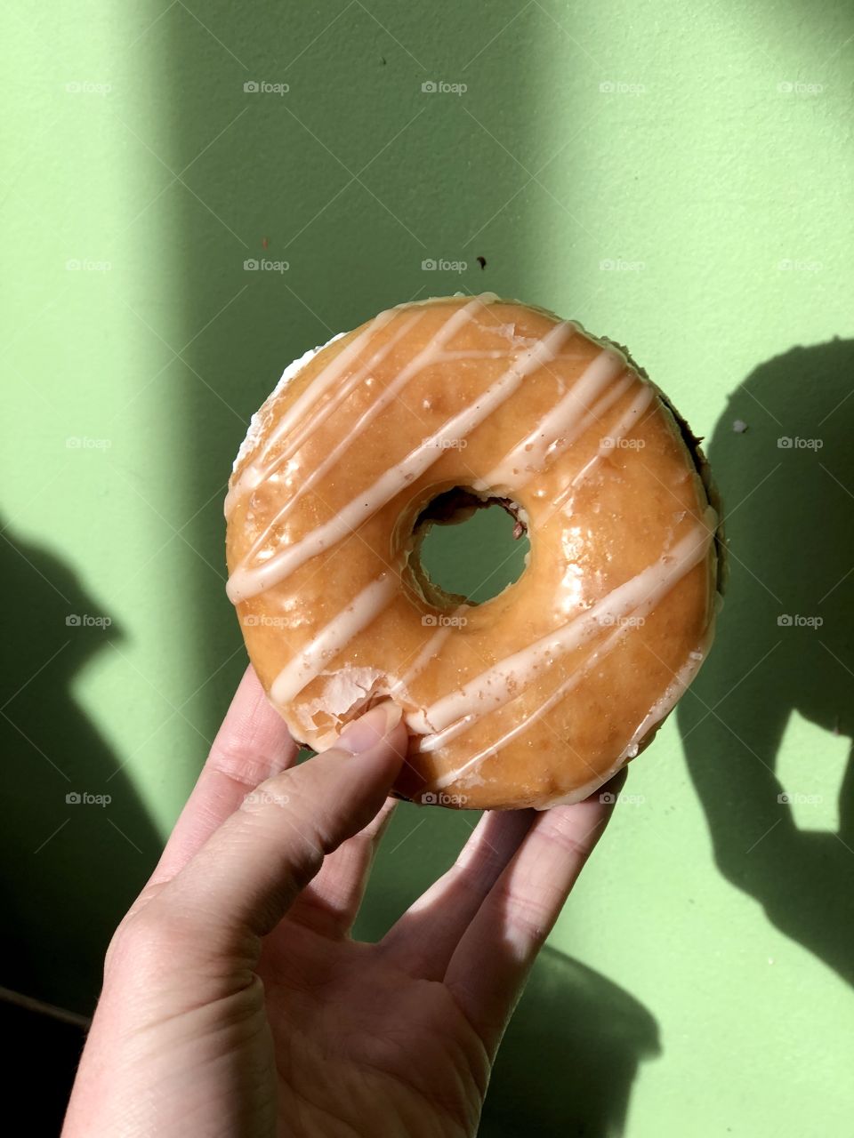 Early morning donut 