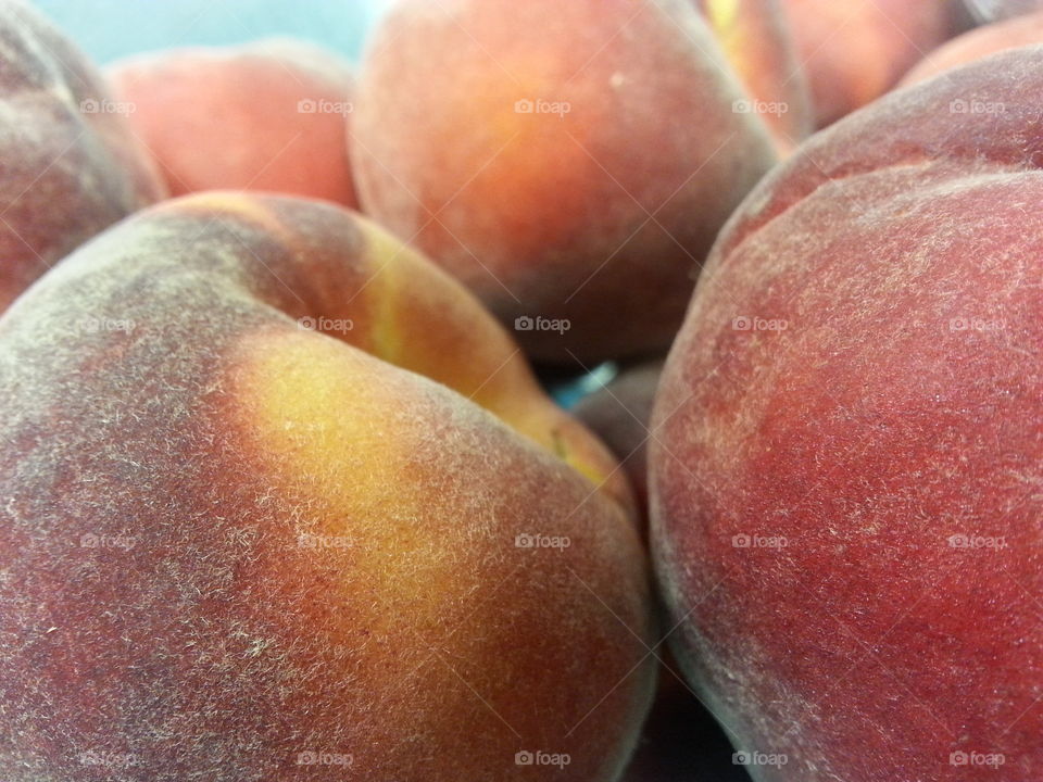 peaches. fruit