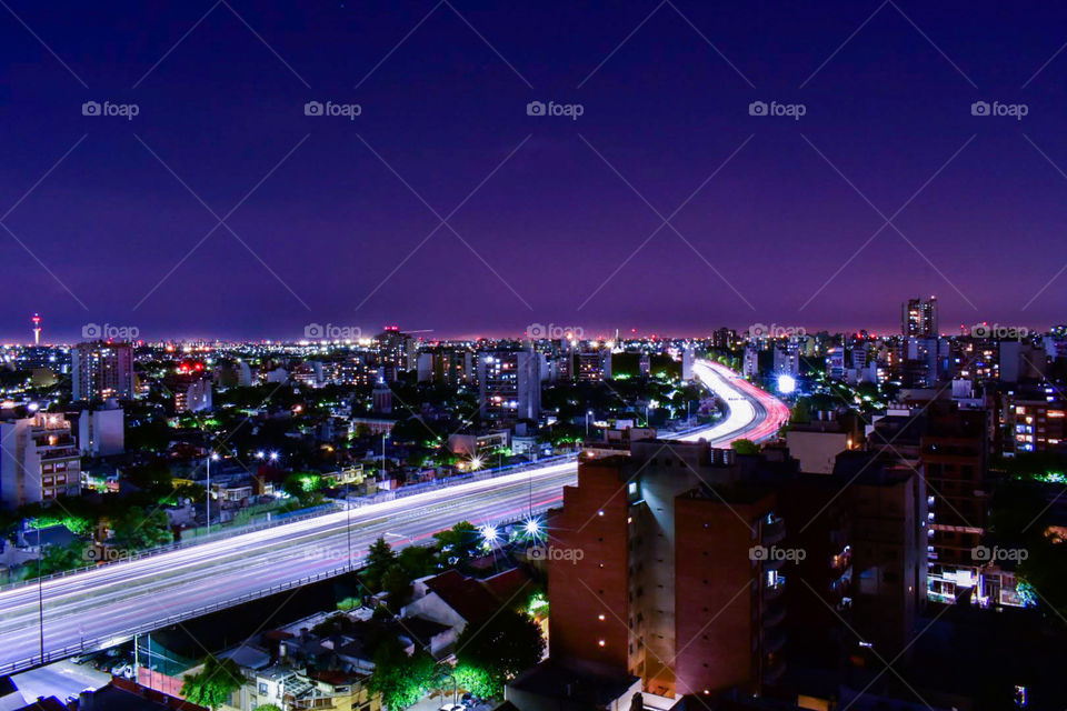 larga exposición nocturna