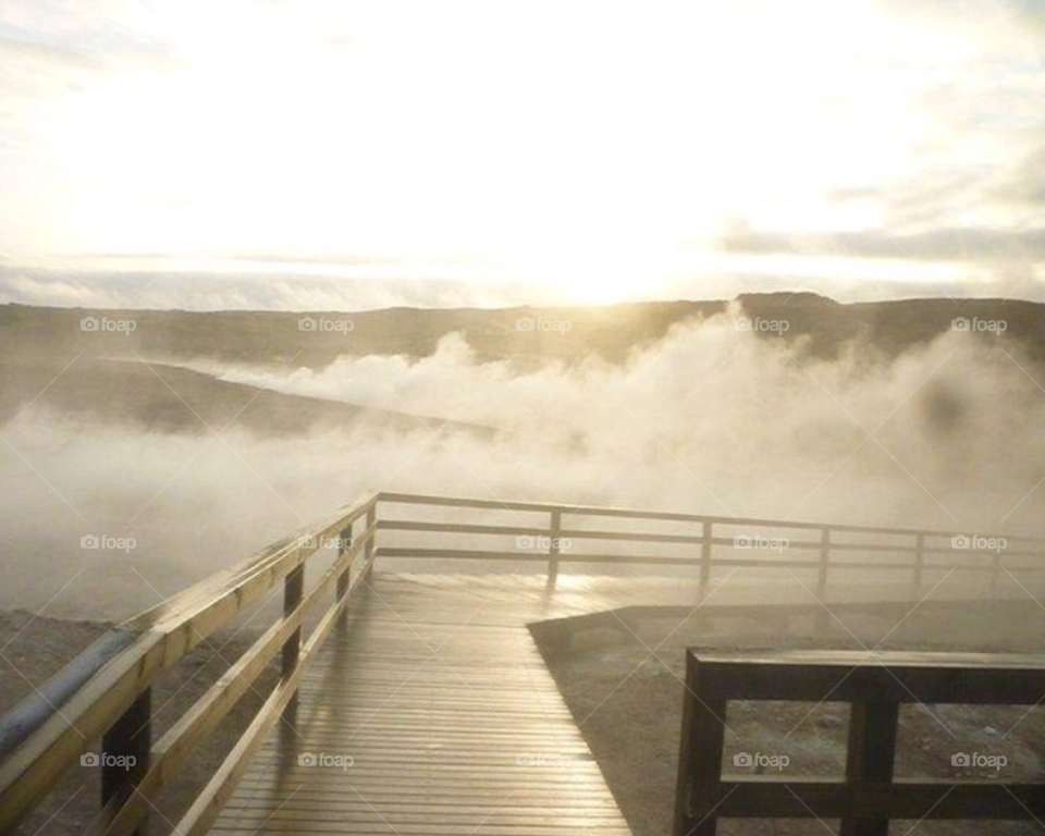 beautiful scenery iceland natural spring iceland by hannahmarie24