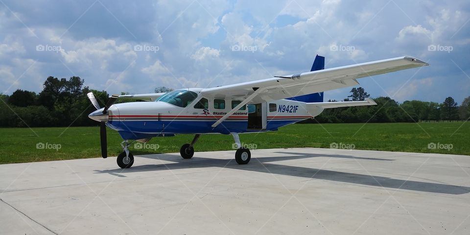 Plane used for skydiving