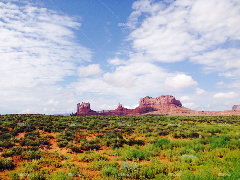 A beautiful landscape in Utah