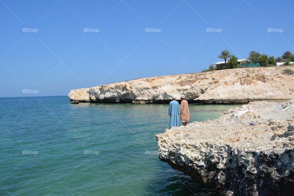 admiring the beauty of nature