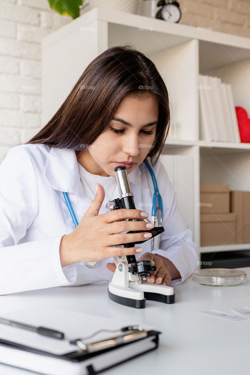 female doctor at workplace