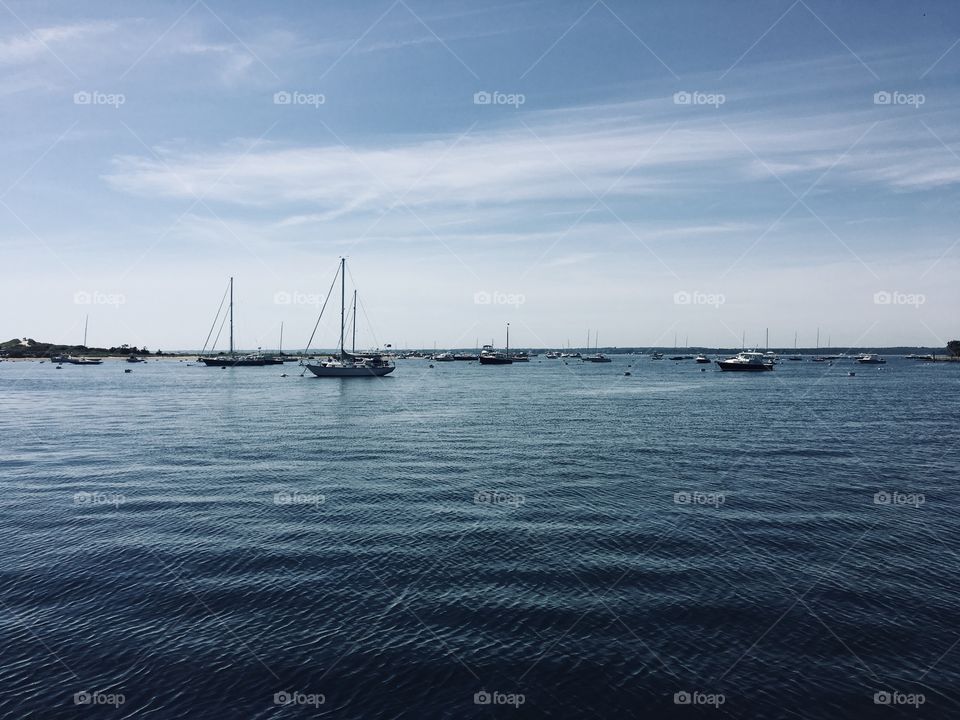 A day at Watch Hill Beach in Rhode Island 