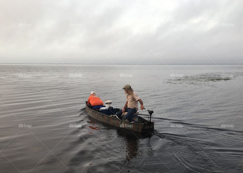 Old man and the river
