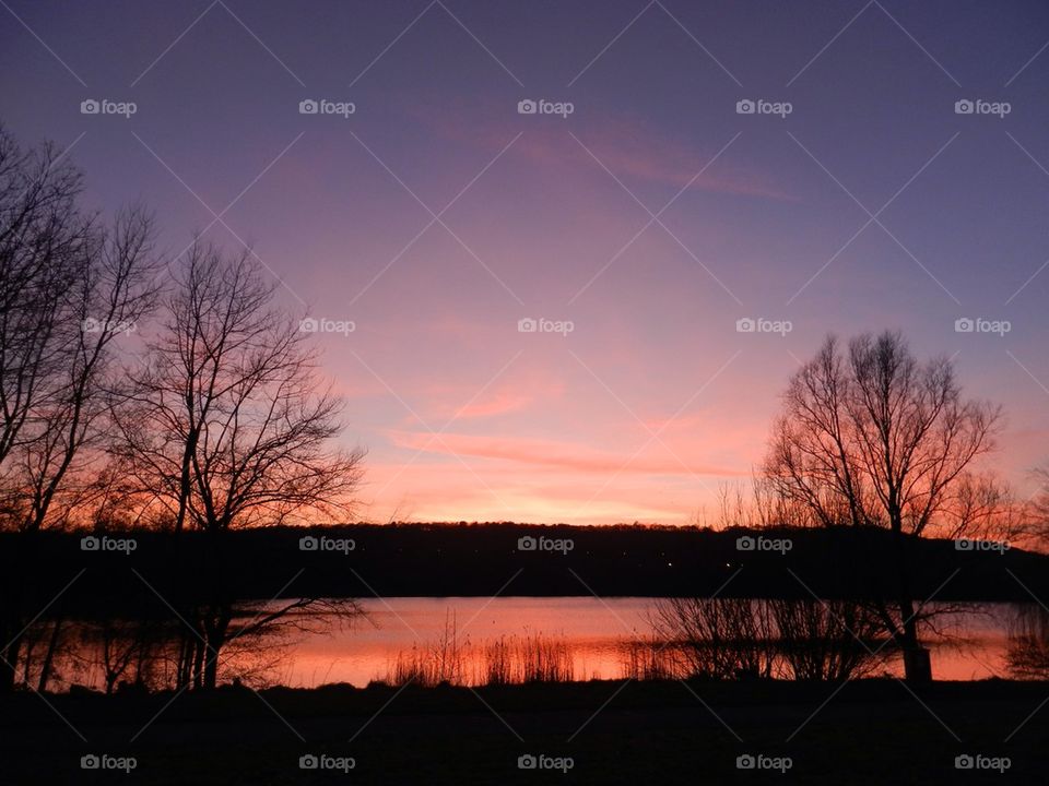 Scenic view of sunset