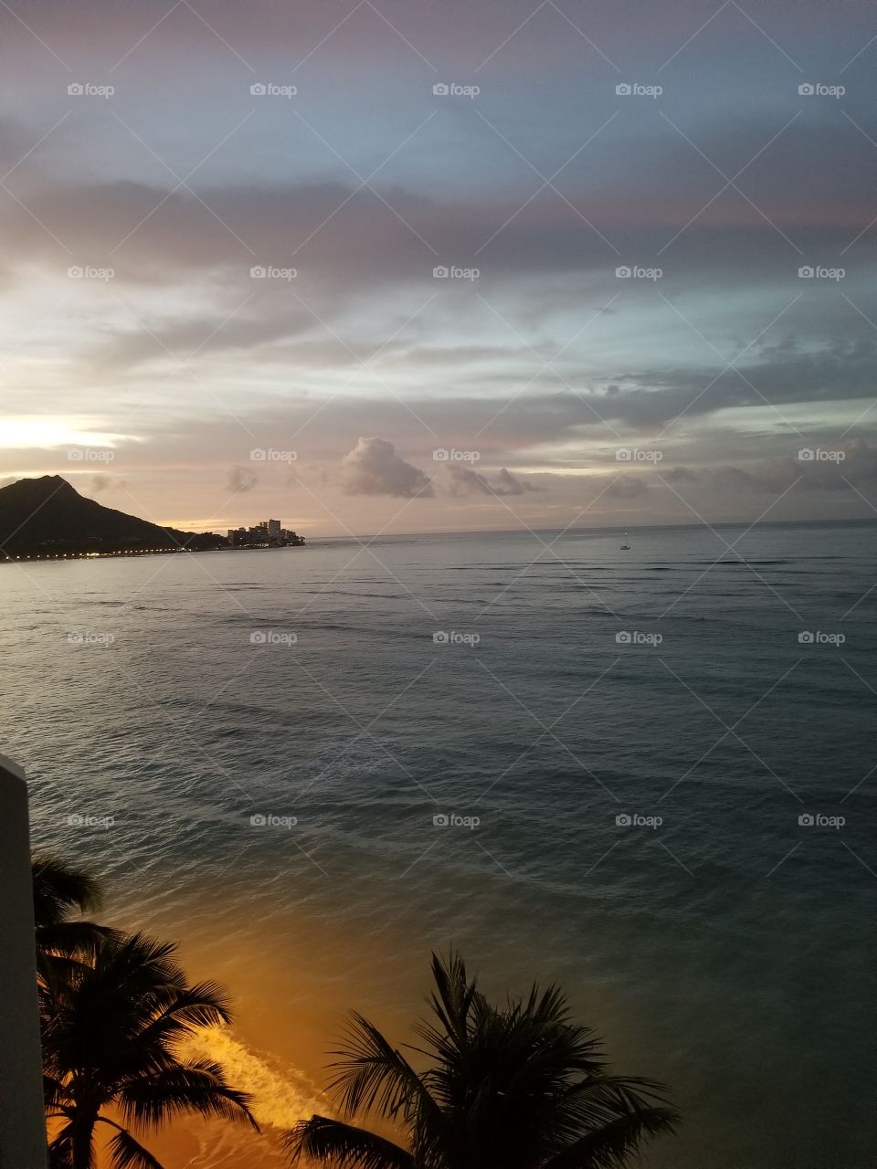 Sunrise on Waikiki