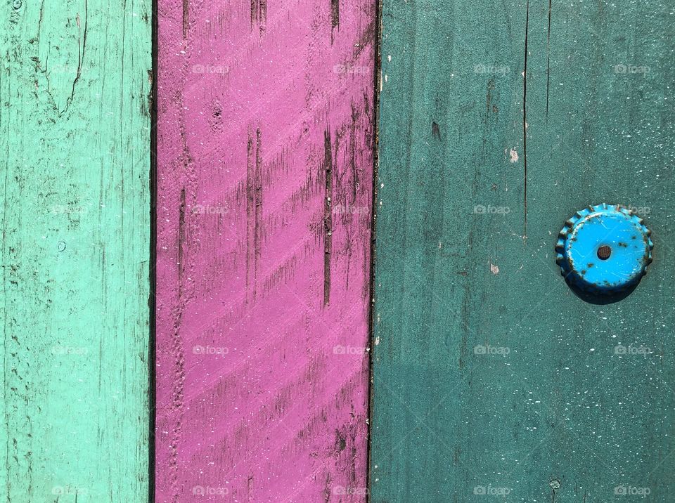 Colorful bottle cap