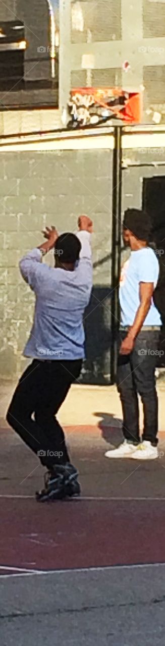 He shoots.  He scores!